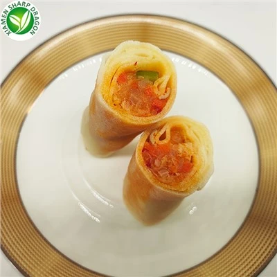 Frosne vårruller, smak av Kimchi